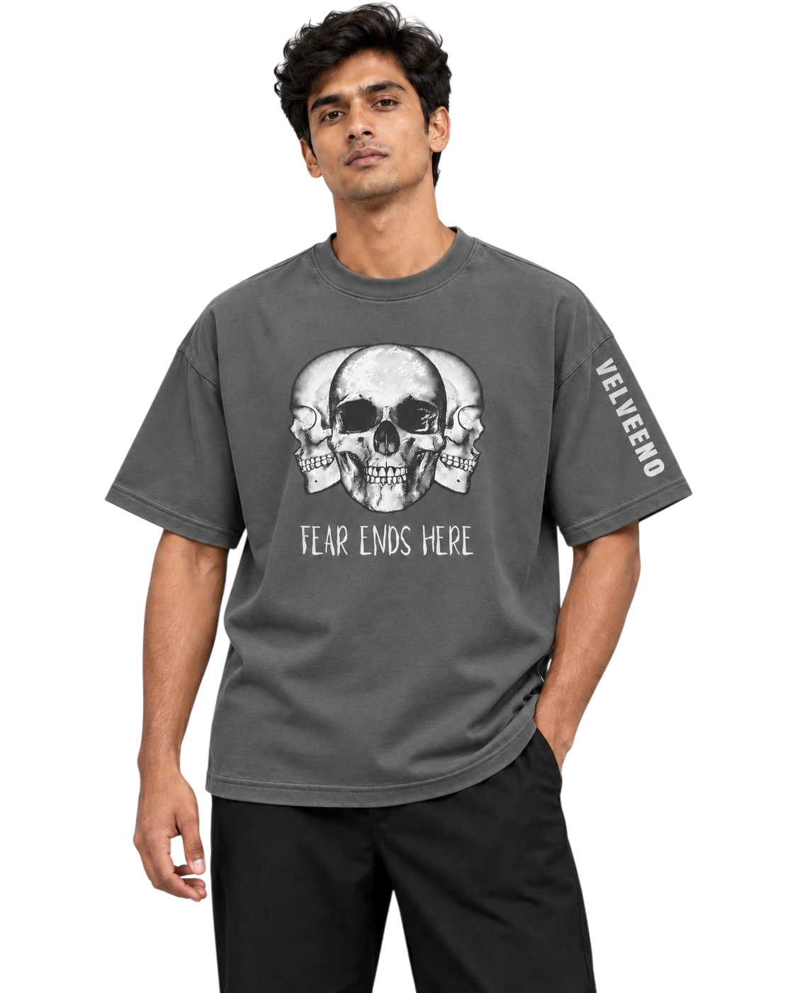 FEAR ENDS HERE (ANTHRACITE GREY)